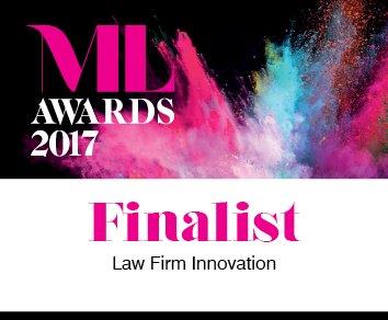 ML Awards 2017 Law Firm Innovation - Finalist