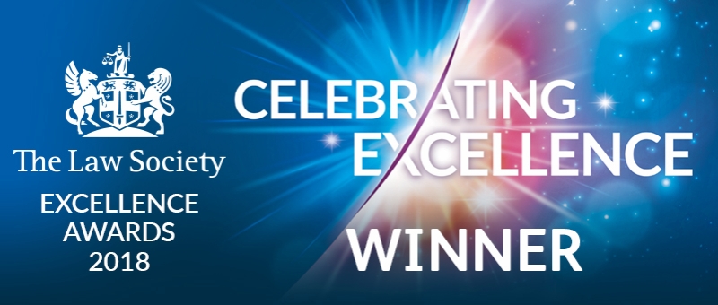 The Law Society Excellence Awards 2018 - Winner